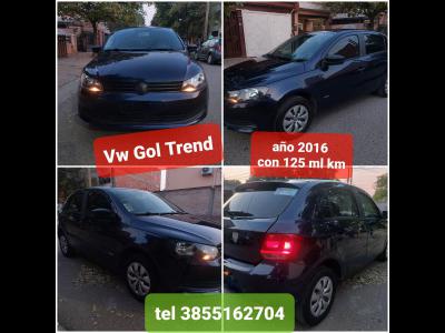 Autos Venta VENDO VW GOL TREND 2016