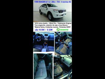 Autos Venta Santiago Del Estero Ranger XLT 3.2 tdci 2014